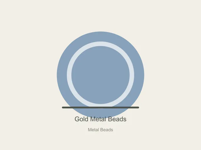 Metal Beads Wholesale Set 09 - Gold, 2mm