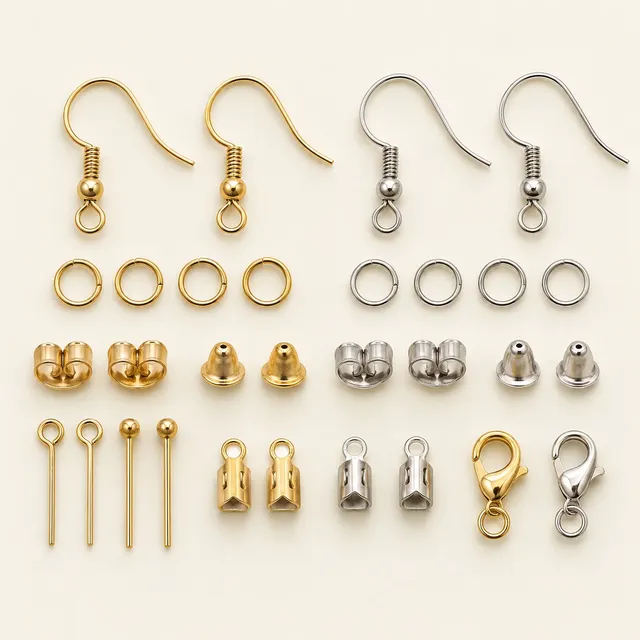 Fishhook Earring Hooks - Gold Tone, 2mm