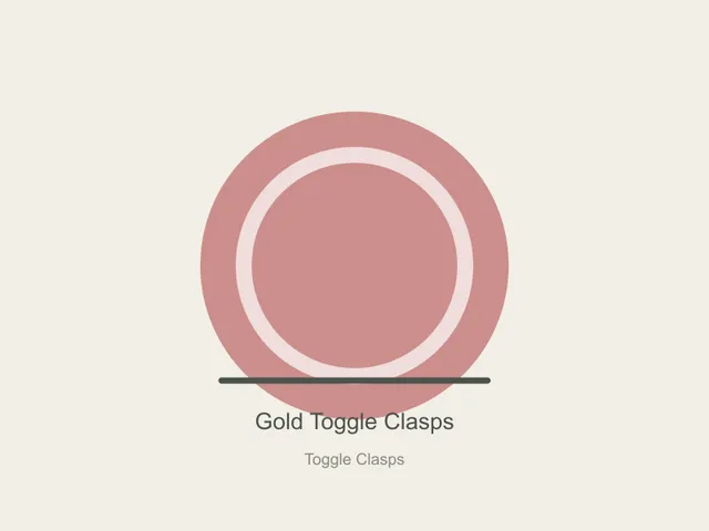 Toggle Clasps Wholesale Set 06 - Gold, 2mm